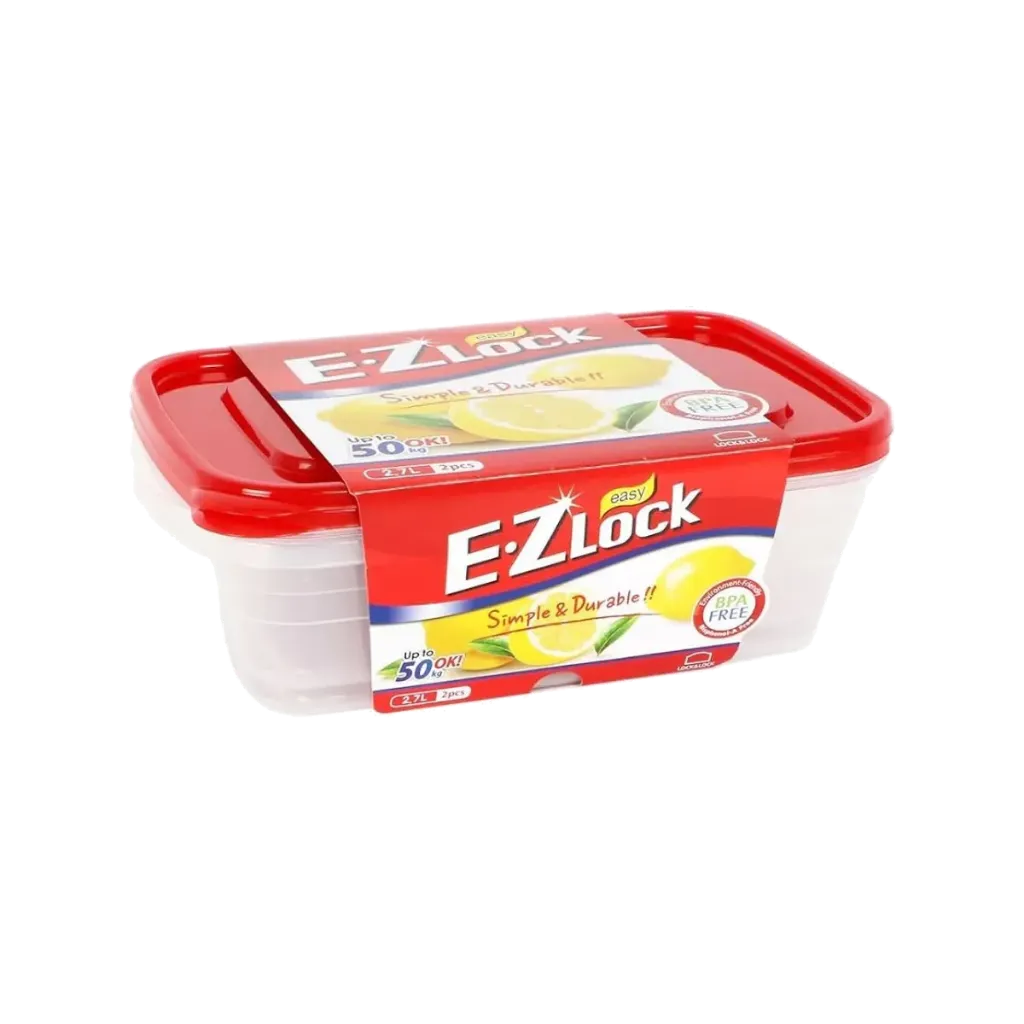 L&L EZ LOCK RECTANGLE CONTAINER 2.7L
