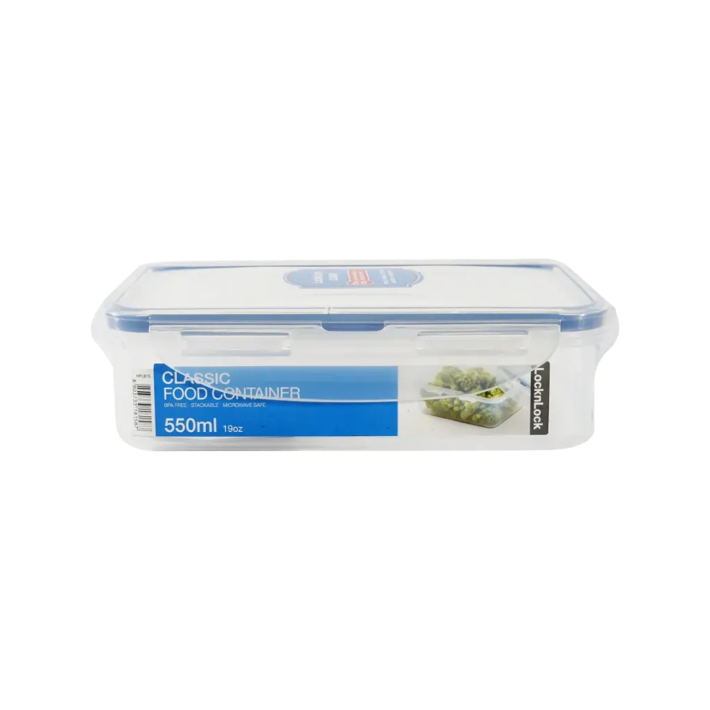 L&L RECTANGLE FOOD CONTAINER 550ML