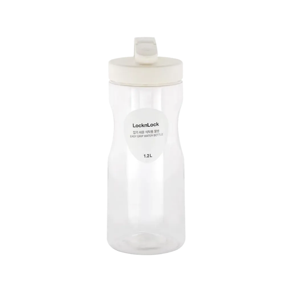 [LNL-0041 HAP813 W-N] L&L EASYGRIP WATER BOTTLE WHITE 1.2L