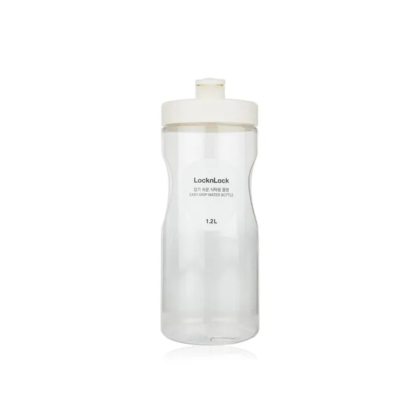 L&L EASYGRIP WATER BOTTLE WHITE 1.2L