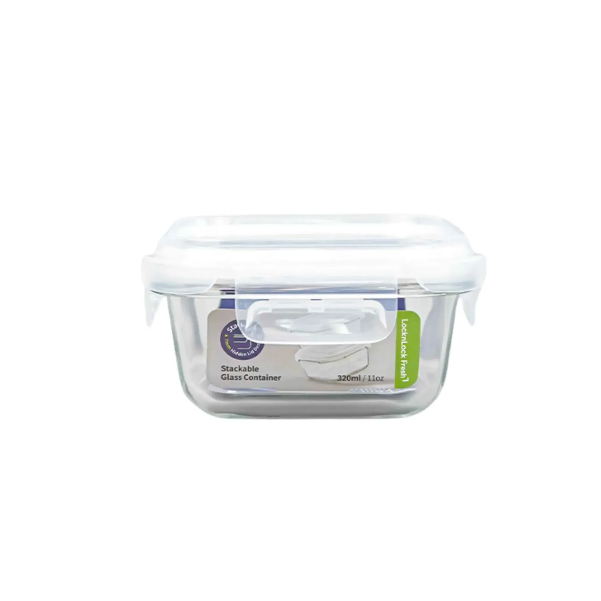 [LNL-0699] L&L SQUARE TEMPERED GLASS 320ML