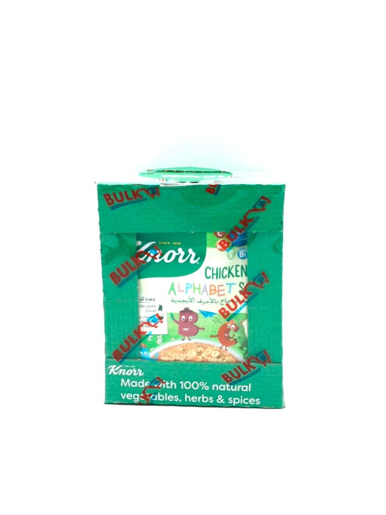 KNORR ALPHABET CHICKEN SOUP 12X50G