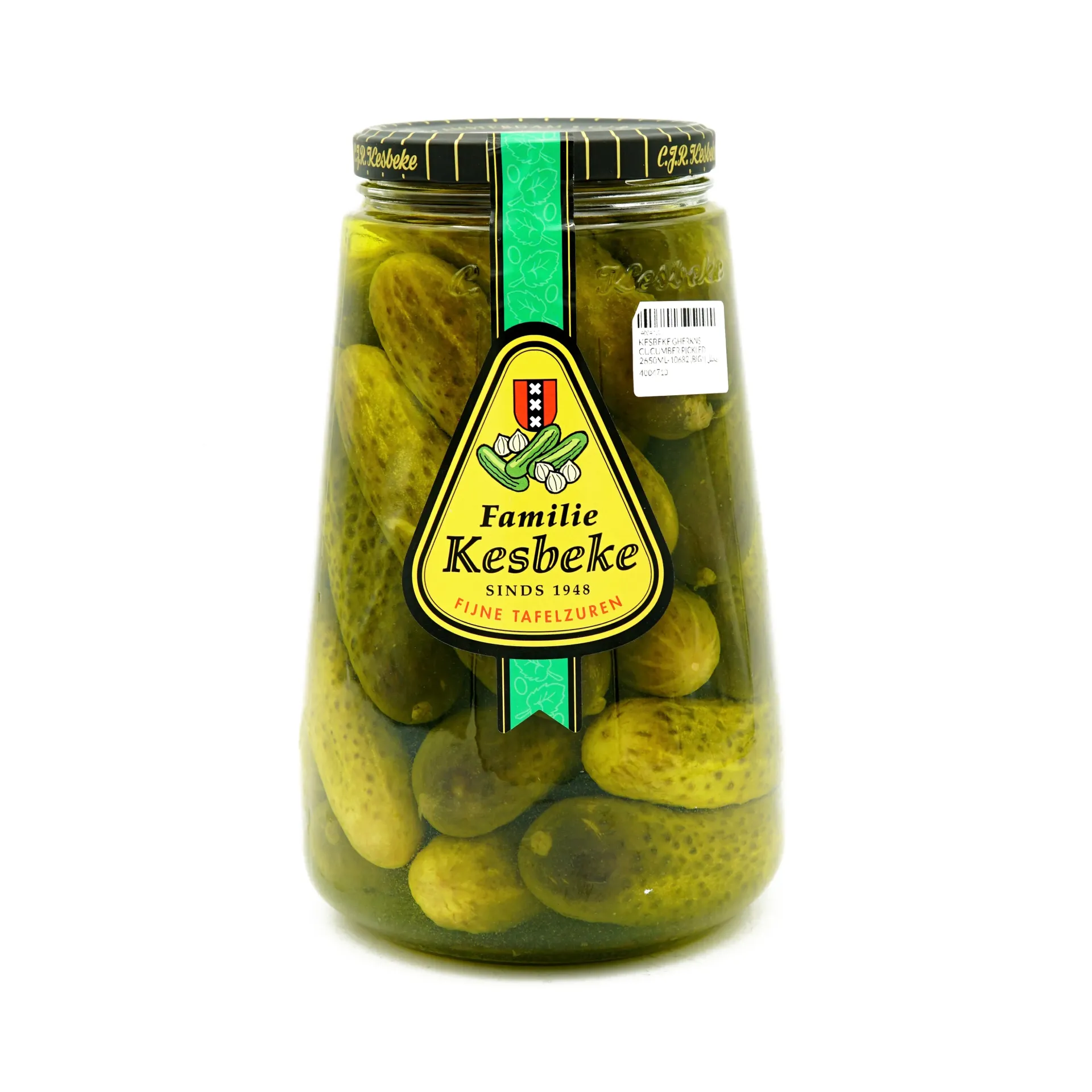 KESBEKE GHERKINS CUCUMBER PICKLED 2650ML