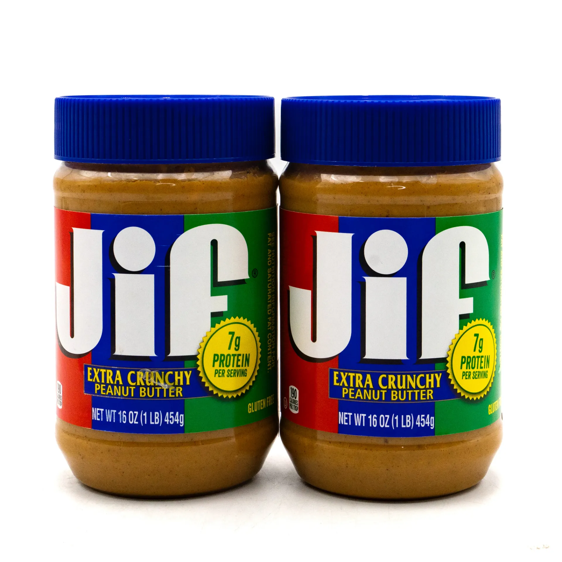 JIF EXTRA CRUNCHY PEANUT BUTTER 2X454G