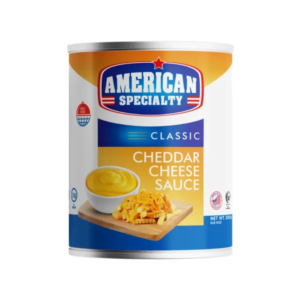 AMERICAN SPECIALTY PREMIUM CHEDDAR CHEESE SAUCE 3KG (CREAMY)