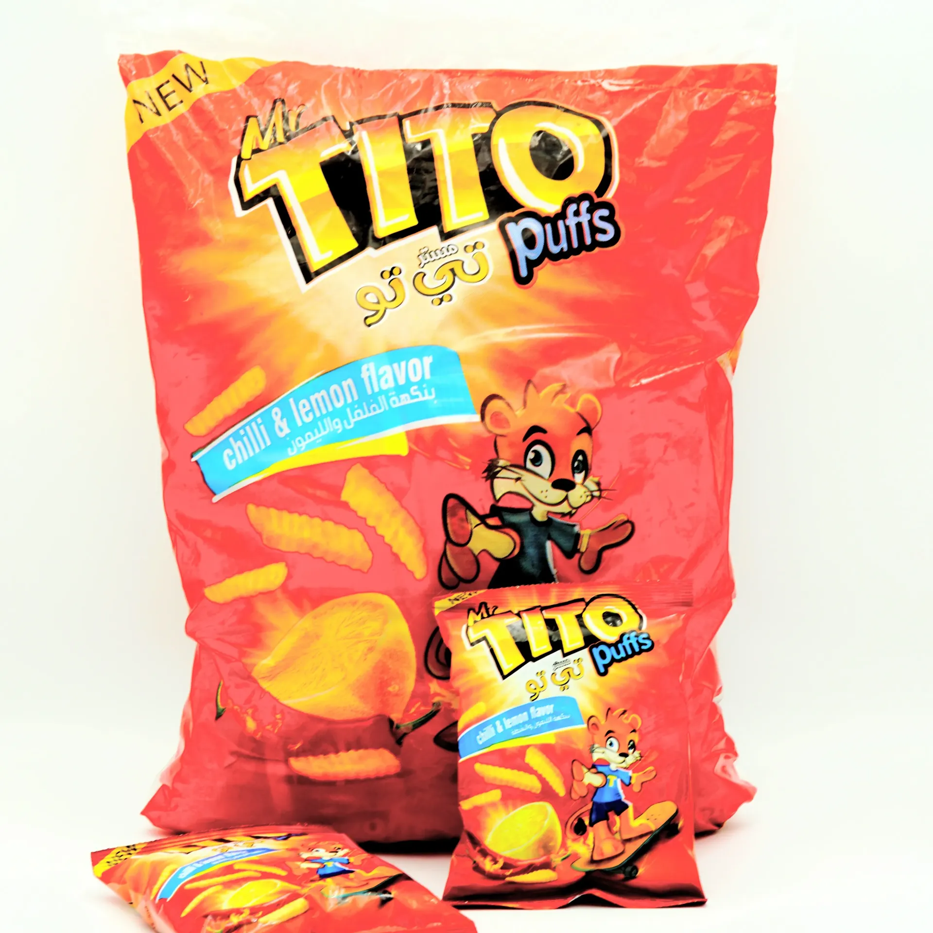 MR. TITO PUFFS CHILLI LEMON FLAVOUR 18X15G