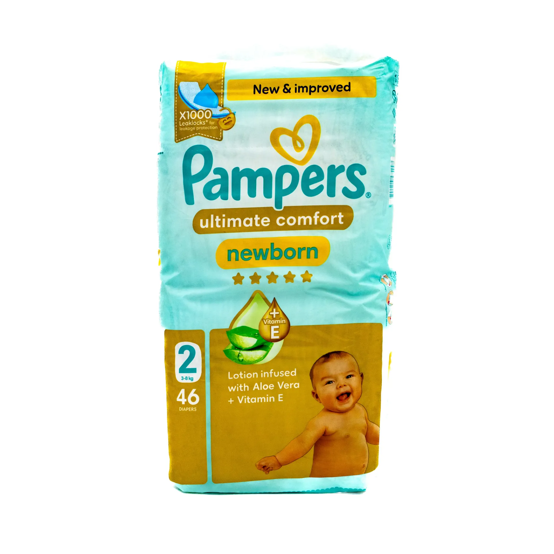 PAMPERS PREMIUM CARE NEWBORN NO.2 46 DIAPERS