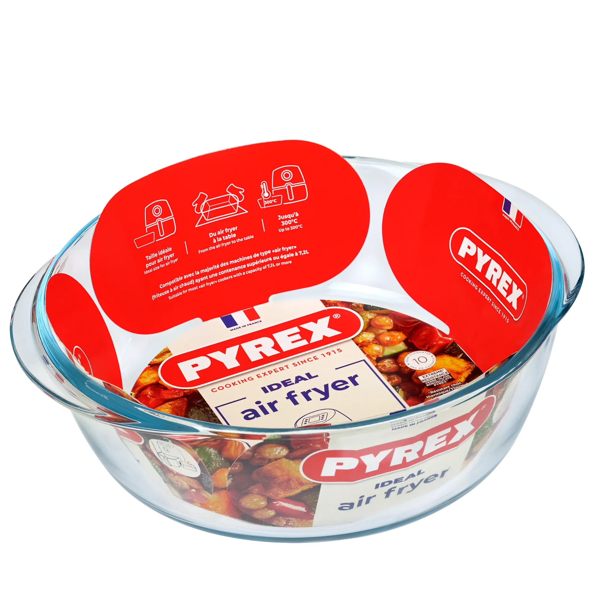 PYREX AIR FRYER ROUND DISH 1L