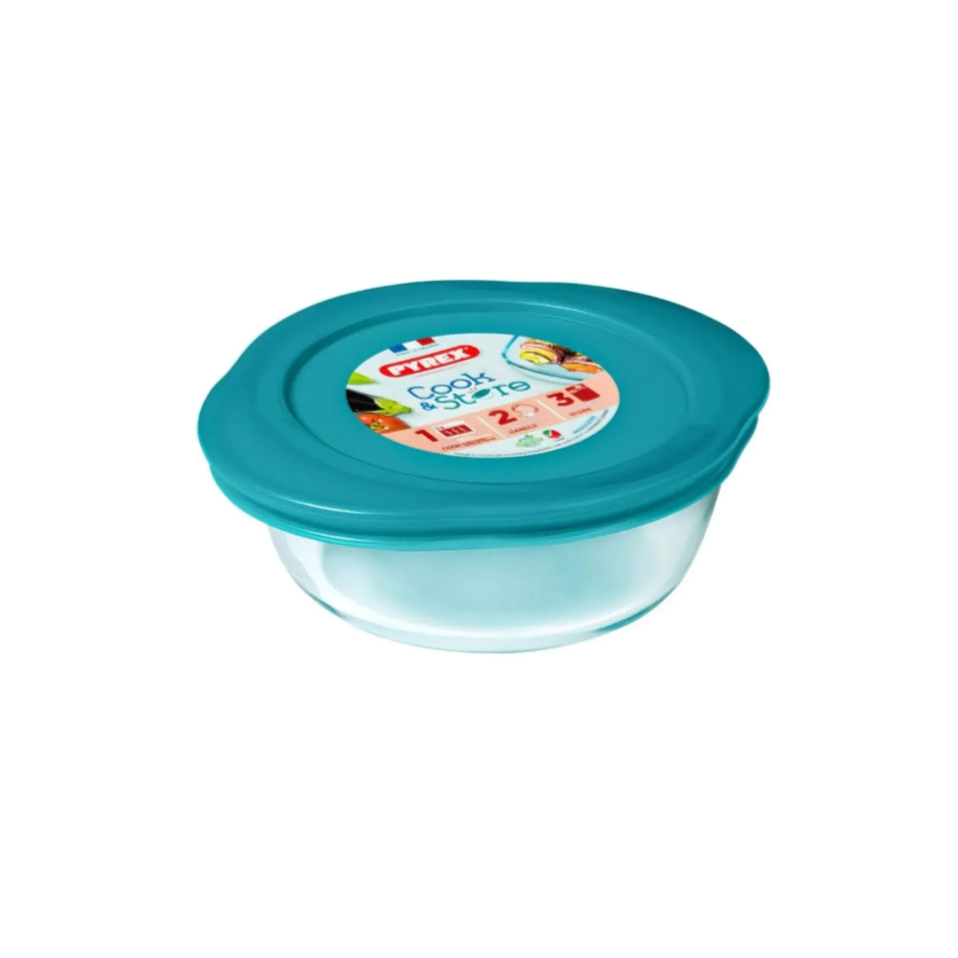 PYREX COOK & STORE STORAGE DISH ROUND 300ML