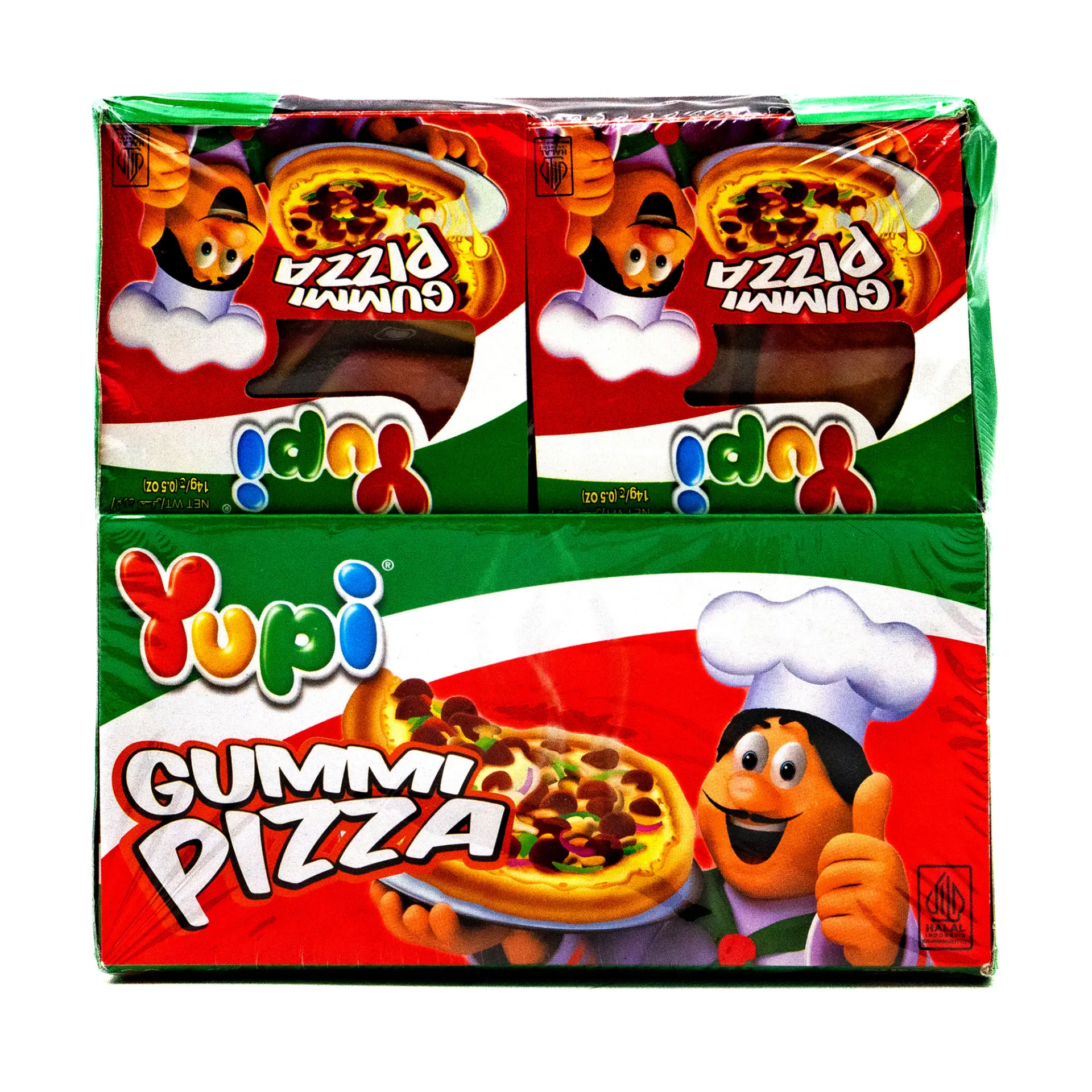 YUPI GUMMI PIZZA 24X15G