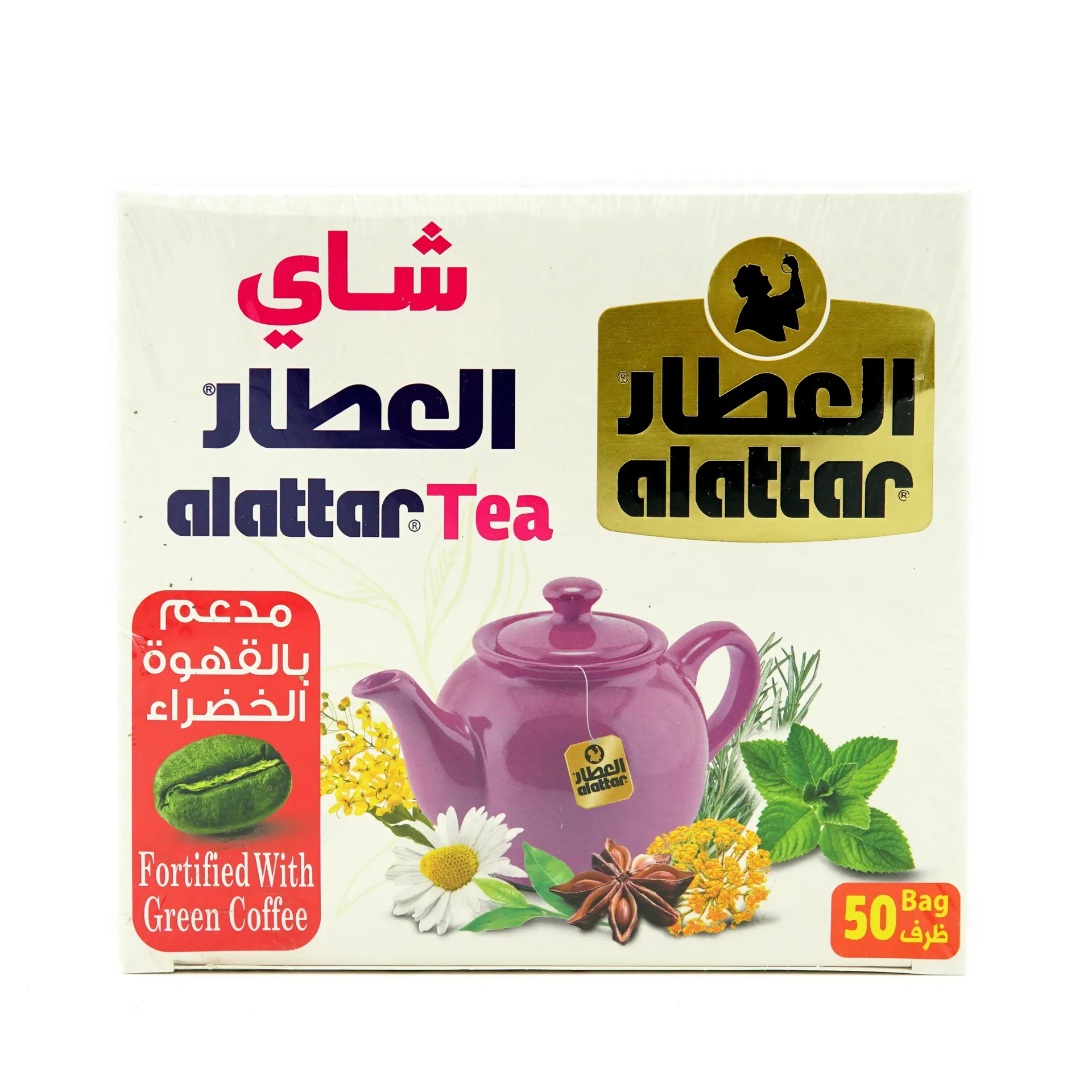 AL ATTAR FORTIFIED WITH GREEN COFFEE 50 BAG