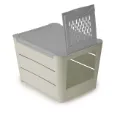 Snips- Potato&Vegetable Keeper-3KG White+Grey Lid