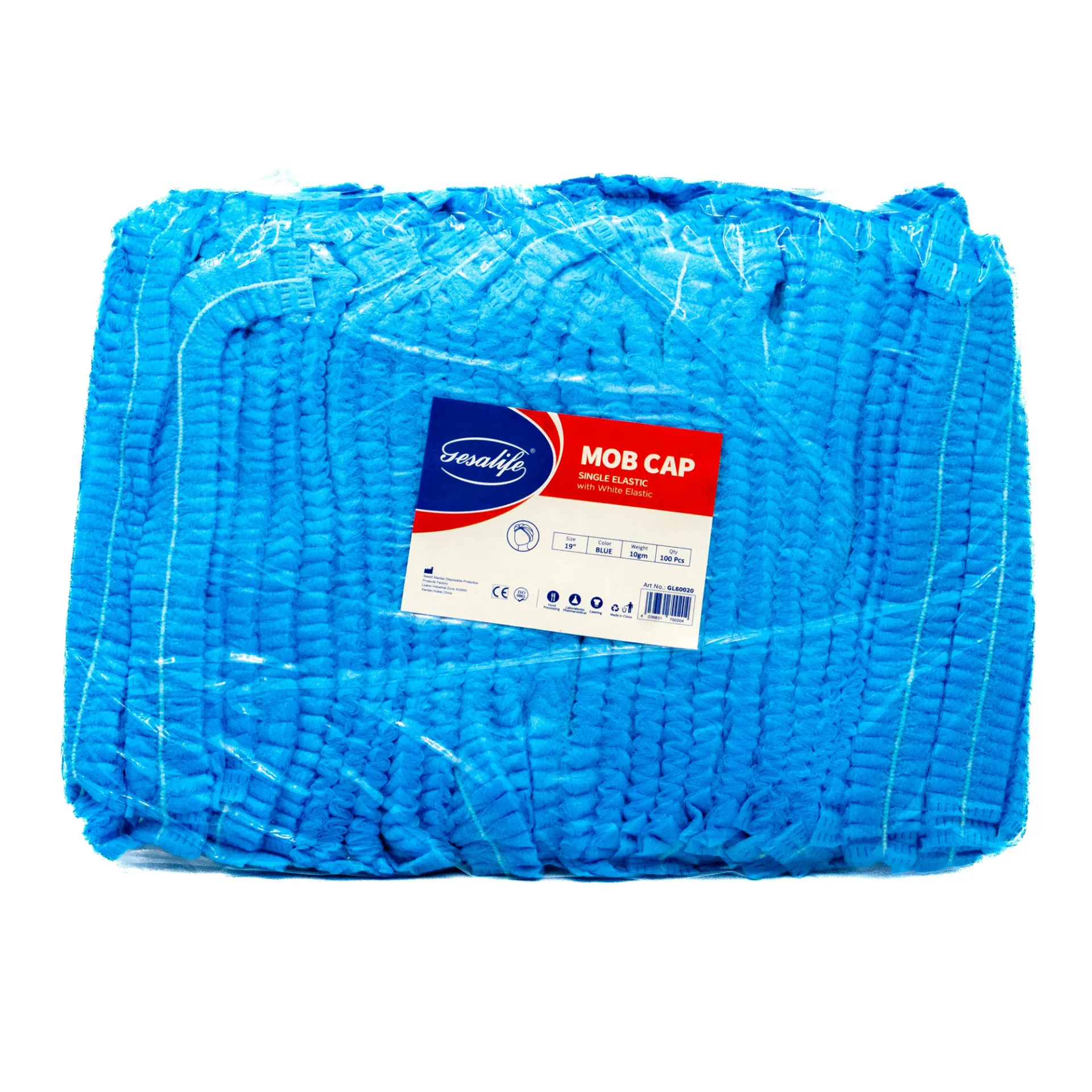 FALCON HAIRNET BLUE CAP 100PCS