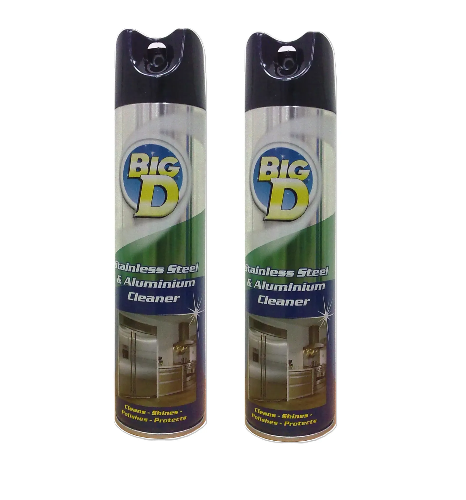 BIG D STAINLESS STEEL & ALUM CLEANER 2PCS