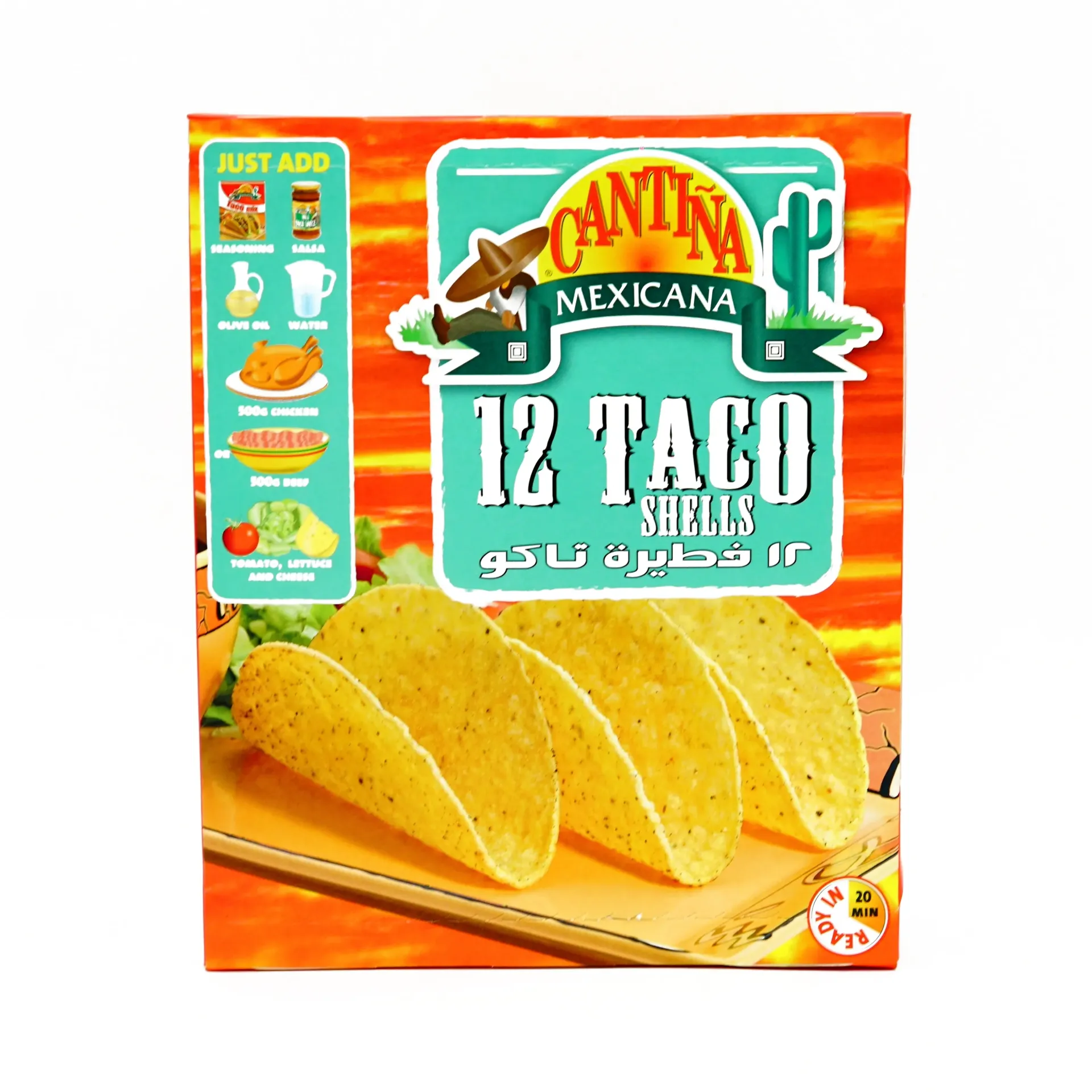 CANTINA MEXICANA 12 TACO SHELLS 150G