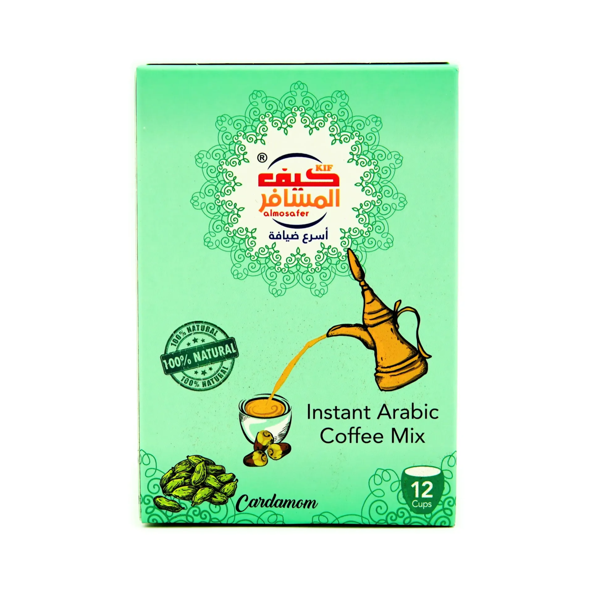 KIF ALMOSAFER ARABIC COFFEE 12X5G