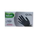 FALCON VINYL GLOVES BLACK PF LARGE