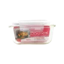 L&L OVEN GLASS SQUARE W/ LID 540ML