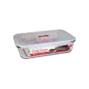 L&L OVEN GLASS RECTANGULAR W/ LID 3.6L