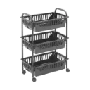 METALTEX MULTI PURPOSE STORAGE BASKET OSLO 3LAYERS
