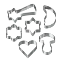 METALTEX 6 COOKIE CUTTERS