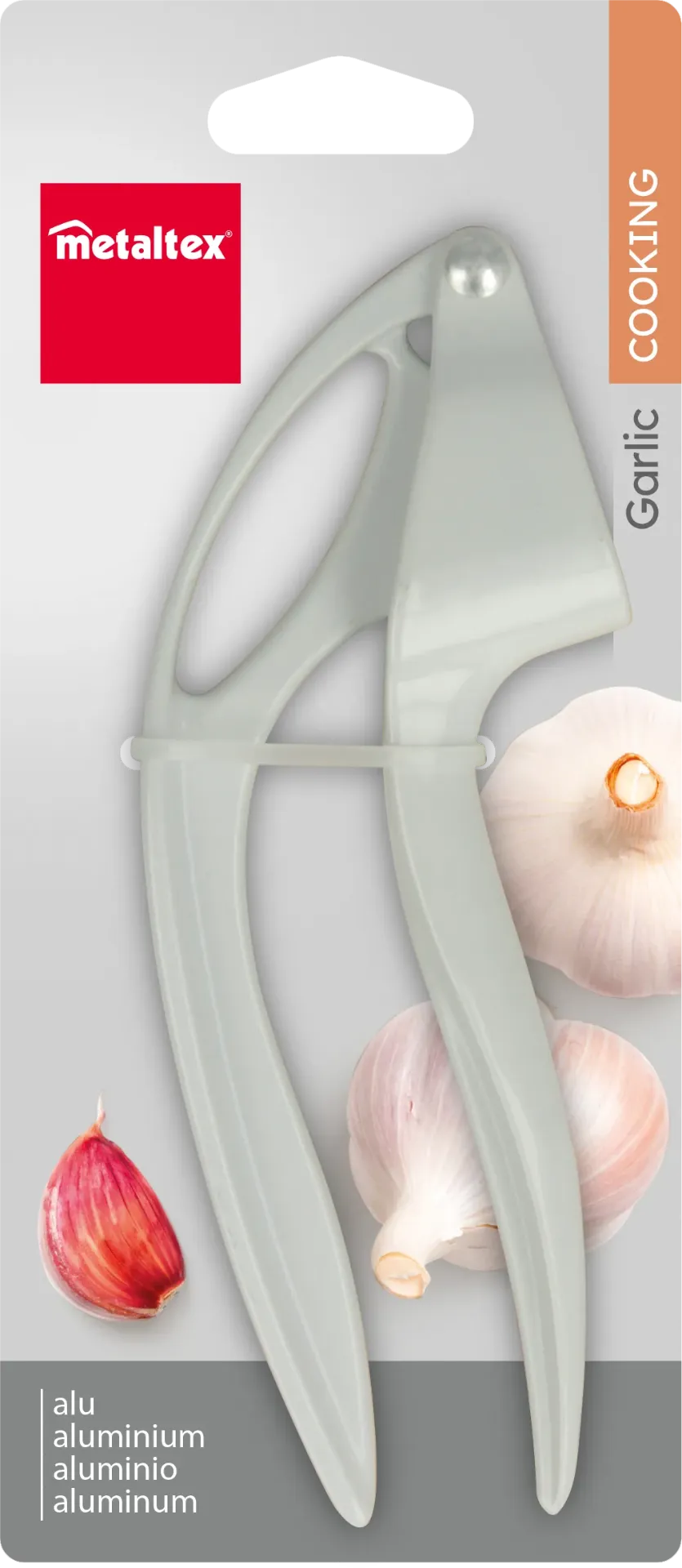 METALTEX GARLIC PRESS WHITE EPOXY
