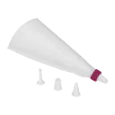 METALTEX PIPING BAG DECORATING SET 4NOZZLES