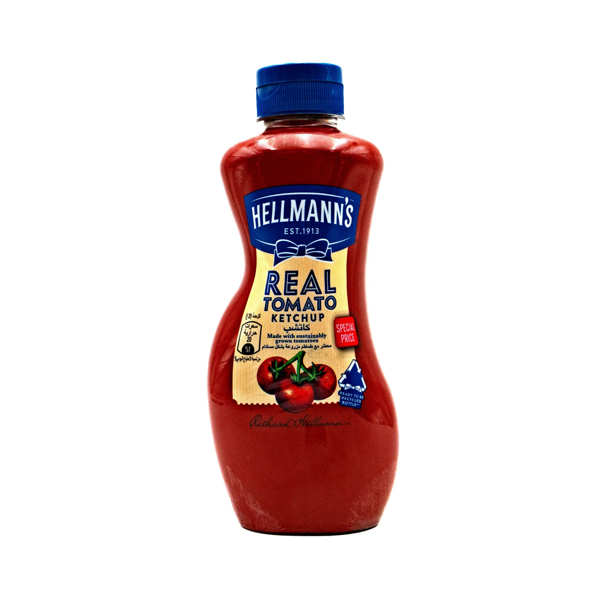 HELLMANNS REAL TOMATO KETCHUP 800G