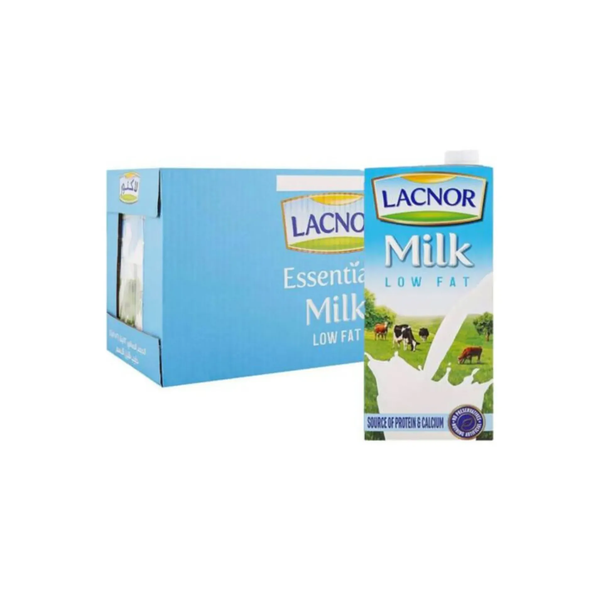 LACNOR MILK LOWFAT 12X1L