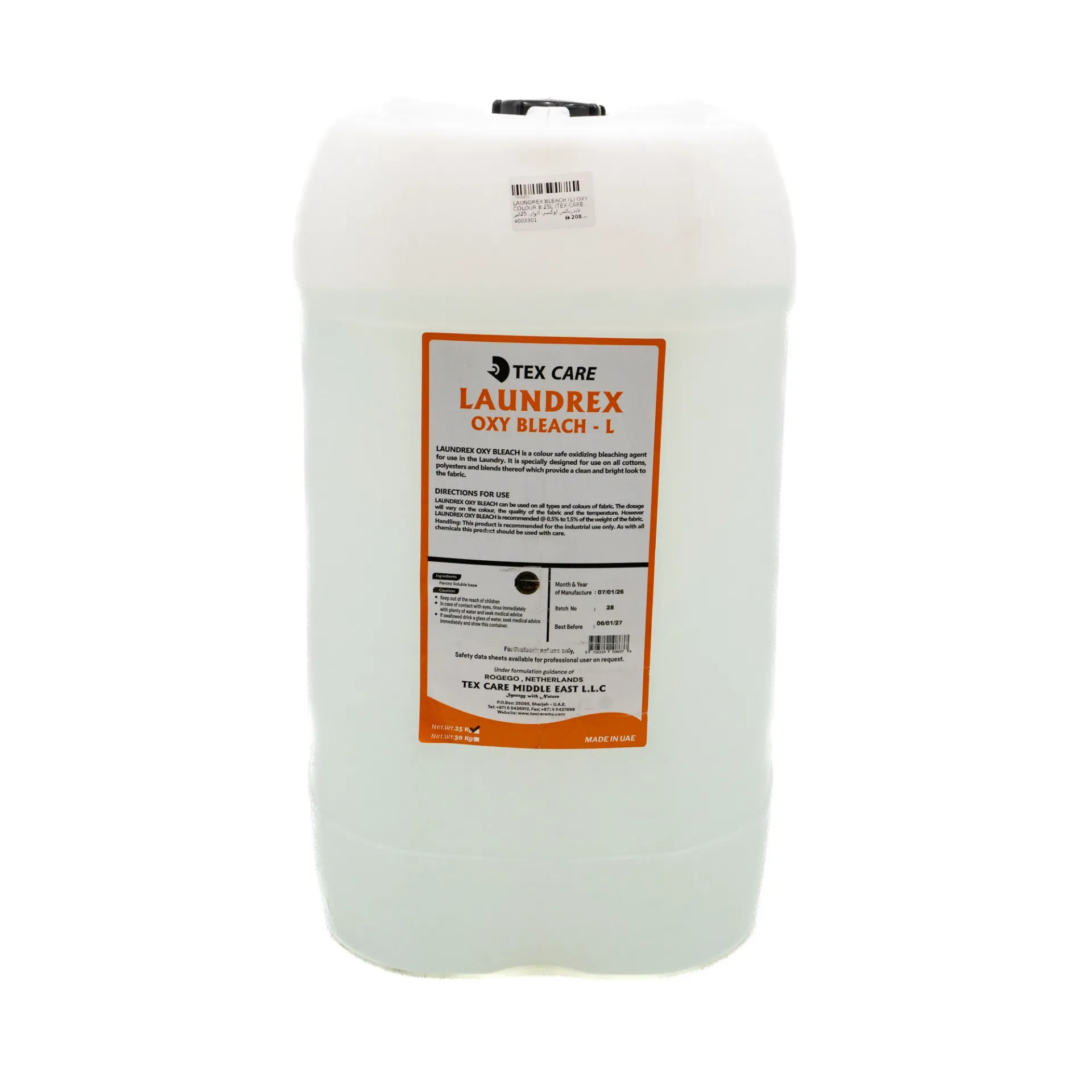 LAUNDREX OXY BLEACH 25L