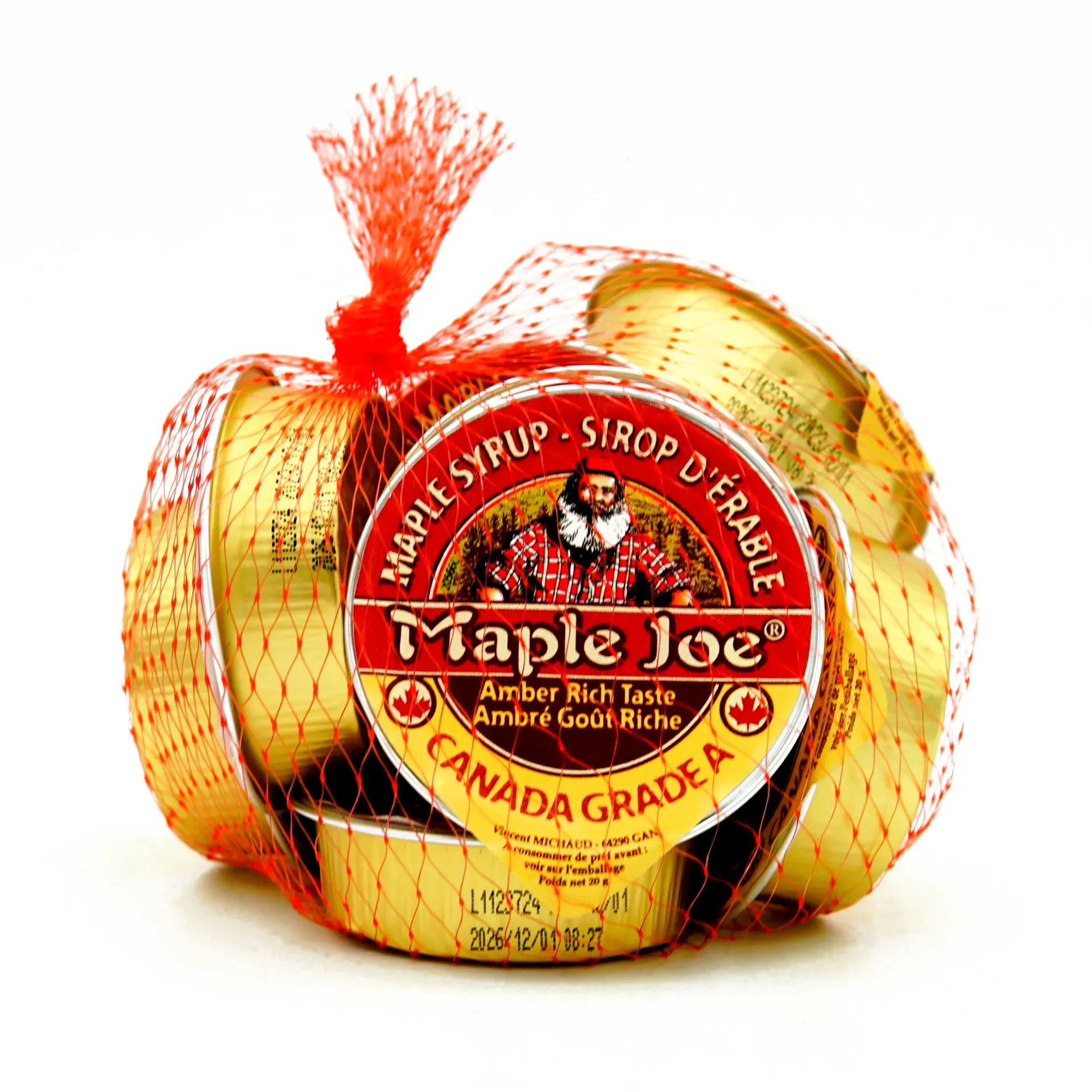 MAPLE SYRUP ALU CUP 10X20G