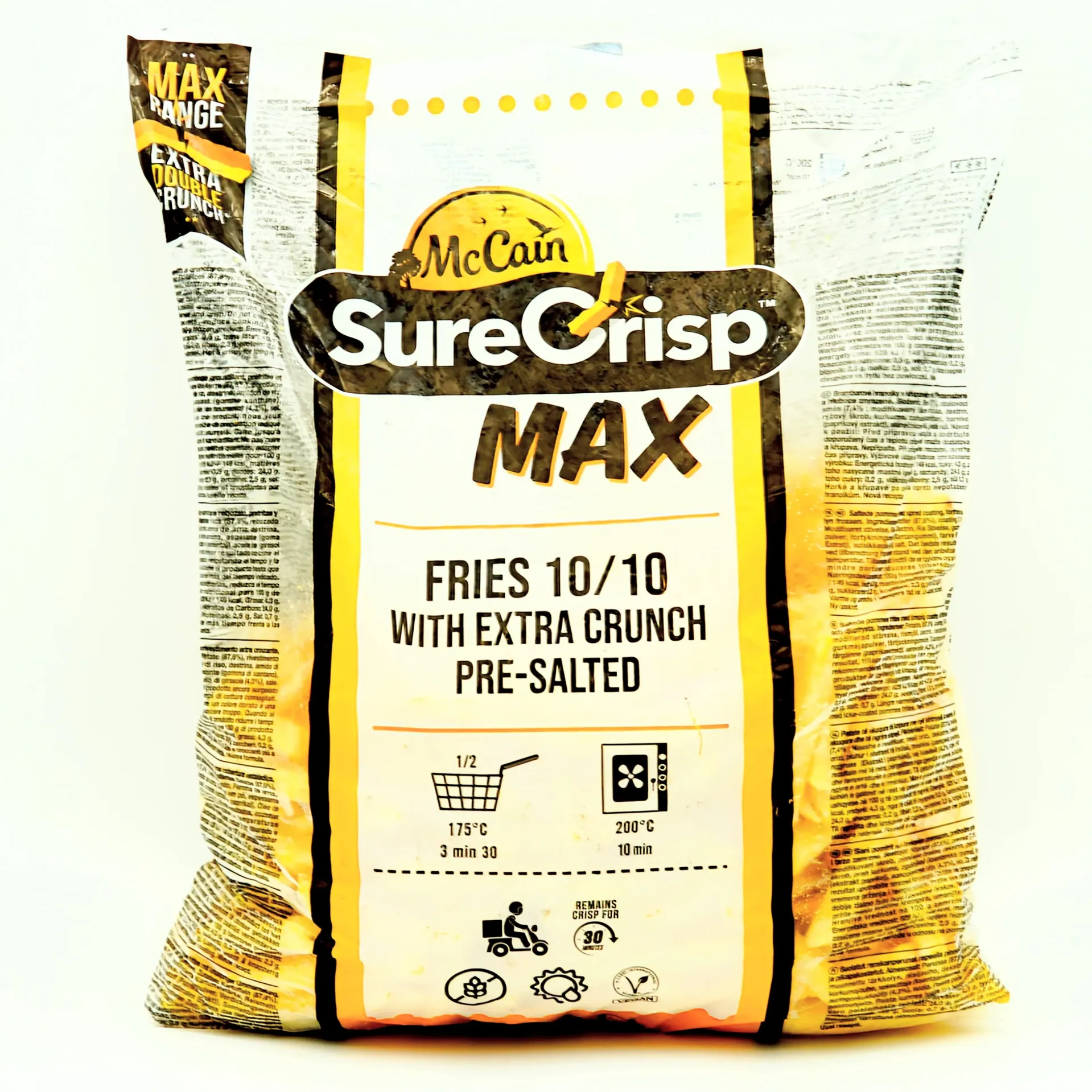 MCCAIN SURE CRISP MAX 10X10MM SKIN OFF-MCCN 2.5KG