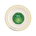 FALCON PLASTIC IVORY ROUND PLATE 20X22.5CM